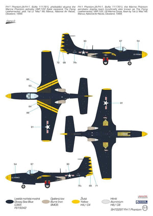 Special Hobby 72297 FH-1 Phantom Équipes de démonstration et d&amp;#39;entraînement 1/72 – image 6