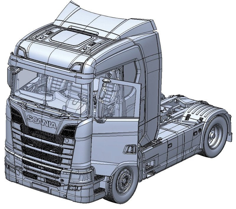 Italeri 3961 Scania S770 4x2 Toit normal - ÉDITION LIMITÉE 1/24 – immagine 5