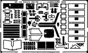 Édouard 35113 Sd. Kfz.251/1 Ausf. D 1/35 Tamiya – immagine 2