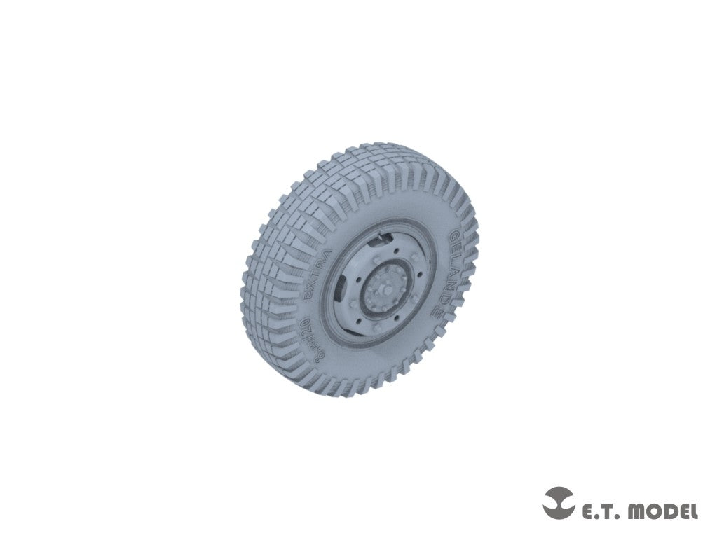 E.T. Model P35-102 WWII German Sd.Kfz.234 Small Diameter Weighted Wheels Type.2 1/35 – zdjęcie 4