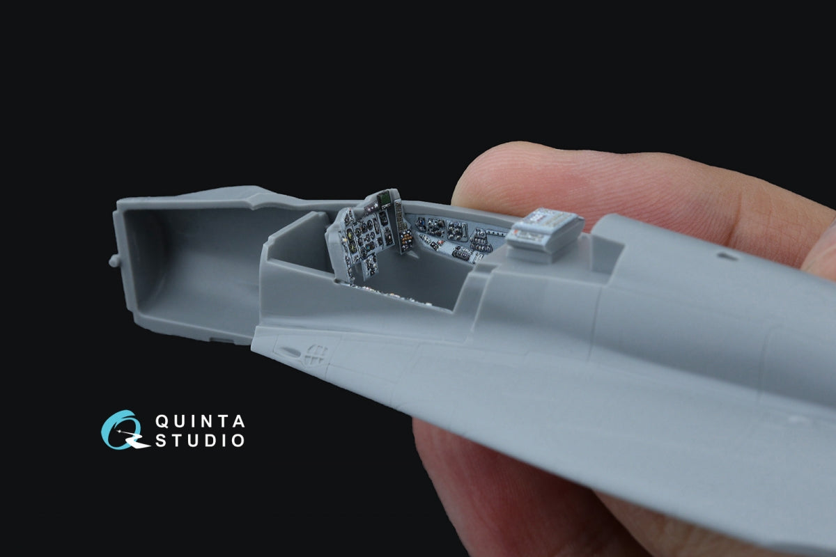Quinta Studio QD+72150 MiG-29 9-13 Intérieur coloré imprimé en 3D sur papier décalcomanie (7278 Zvezda) (avec pièce en résine imprimée en 3D) 1/72 – image 8