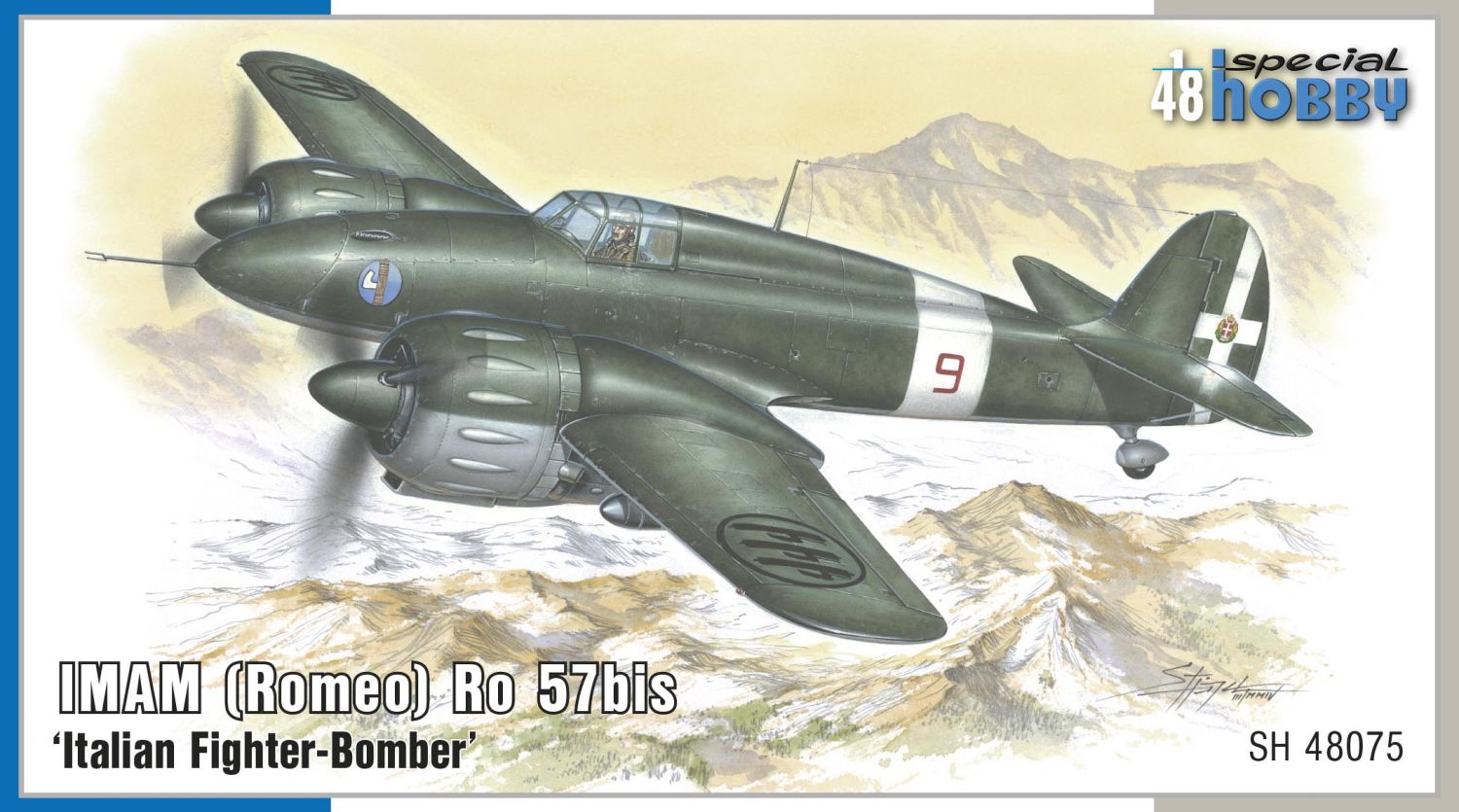 Special Hobby 48075 IMAM (Romeo) Ro 57bis « Chasseur-bombardier italien » 1/48 