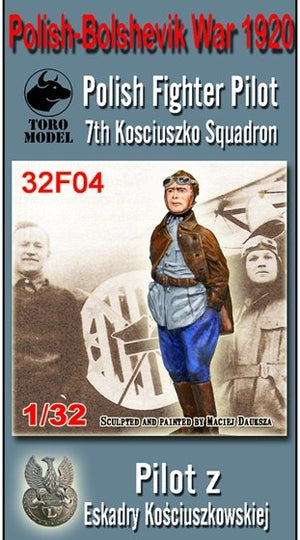 ToRo Modèle 32F04 Septembre 1939 - Pilote de l&amp;#39;escadron Kościuszko / Guerre polono-bolchevique 1920 - Pilote de chasse polonais, 7e escadron Kościuszko 1/32
