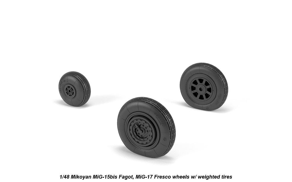 Armory Models AW48033 Mikoyan MiG-15bis Fagot (tardif) / MiG-17 Fresco roues avec pneus lestés 1/48 – image 3