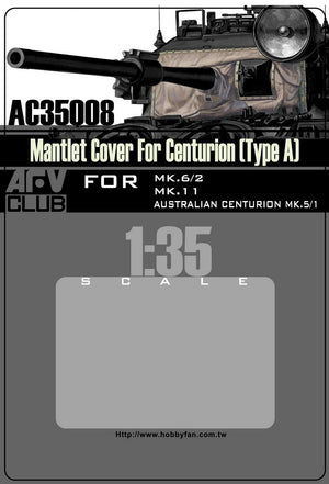 AFV Club AC35008 MANTLET COVER FOR CENTURION (TYPE A) 1/35