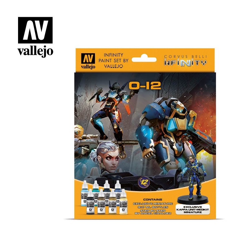 Coffret de couleurs exclusif Vallejo 70239 Infinity, 8 x 17 ml