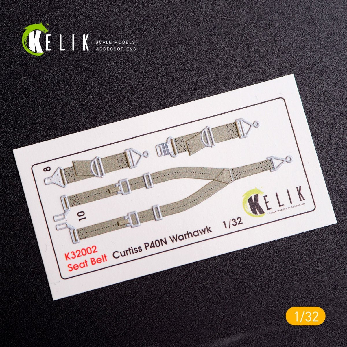 Décalcomanies 3D intérieures KELIK K32002 P40-N pour maquette Trumpeter au 1/32 – image 6