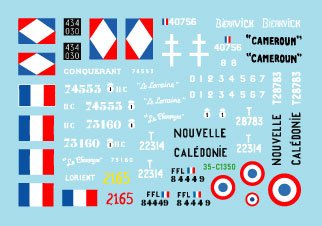 Star Decals 35-C1350 Véhicules de combat français en Afrique 3. La France de Vichy et les FFL - Forces Françaises Libres 1/35 – Bild 3