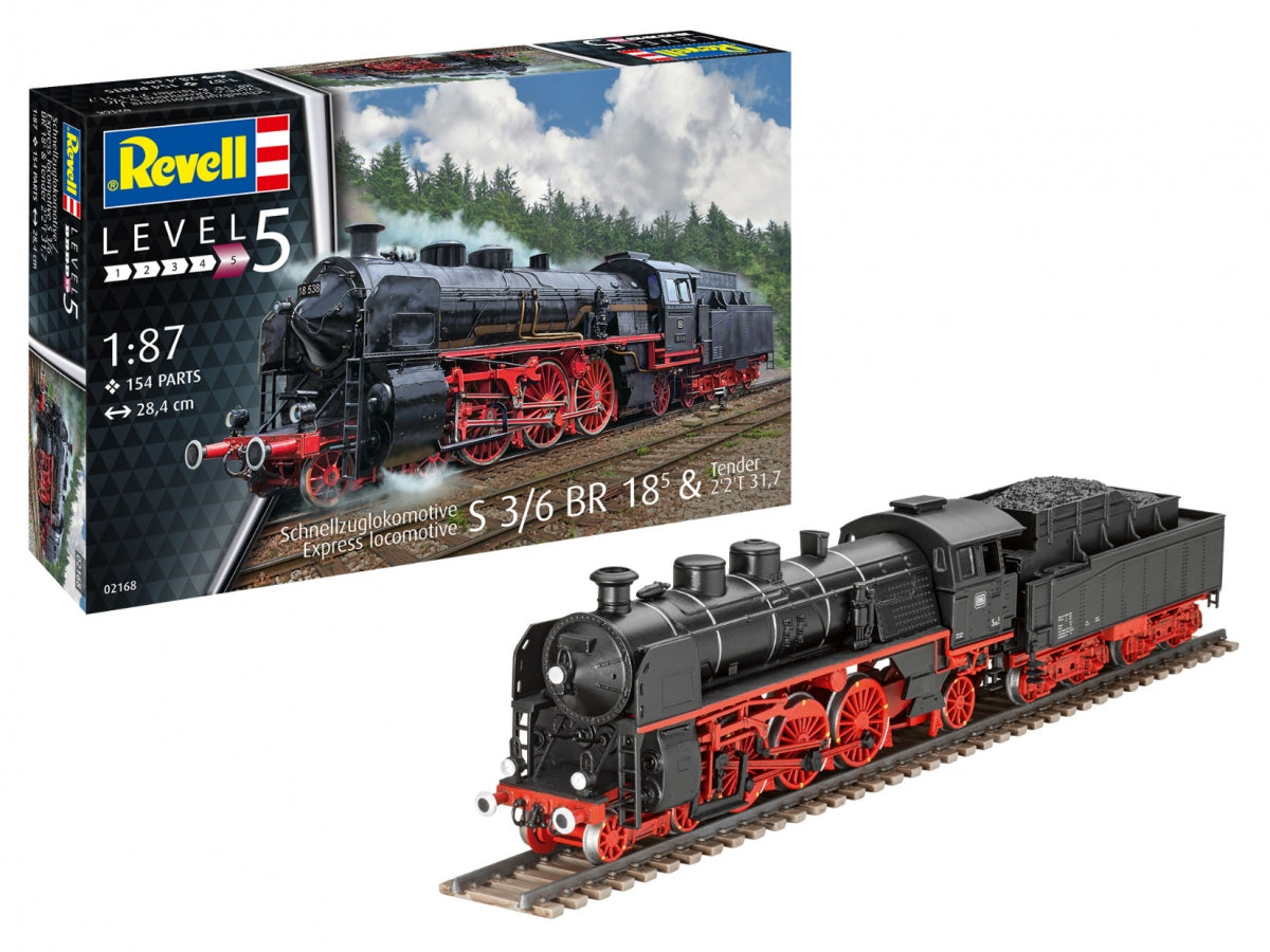 Revell 02168 Locomotive Express S3/6 BR18 avec tender 1/87 – imagen 2