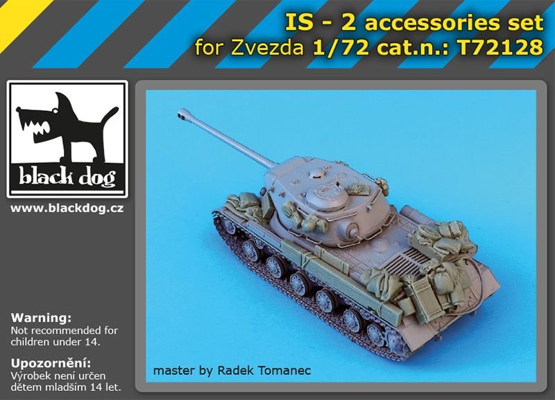 Black Dog T72128 IS-2 accessories set 1/72 – zdjęcie 8