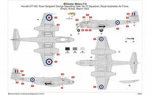 Airfix 09184 Gloster Meteor F8 Guerre de Corée 1/48 – image 5