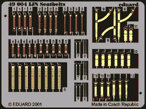 Eduard 49004 Ceintures de sécurité IJN 1/48