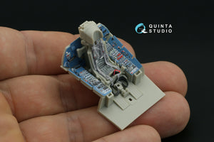 Intérieur imprimé en 3D et coloré sur papier décalcomanie Quinta Studio QD48233 Su-27SM (KittyHawk) 1/48 – image 6