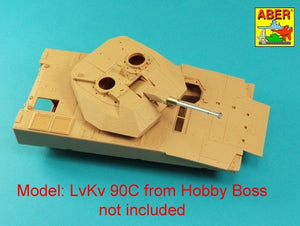Canon Aber 35L-320 de 40 mm L/70 Bofors pour char suédois LvKv 90C / Canon Bofors 40 mm L/70 pour char suédois LvKv 90C à l&amp;#39;échelle 1/35 – image 6