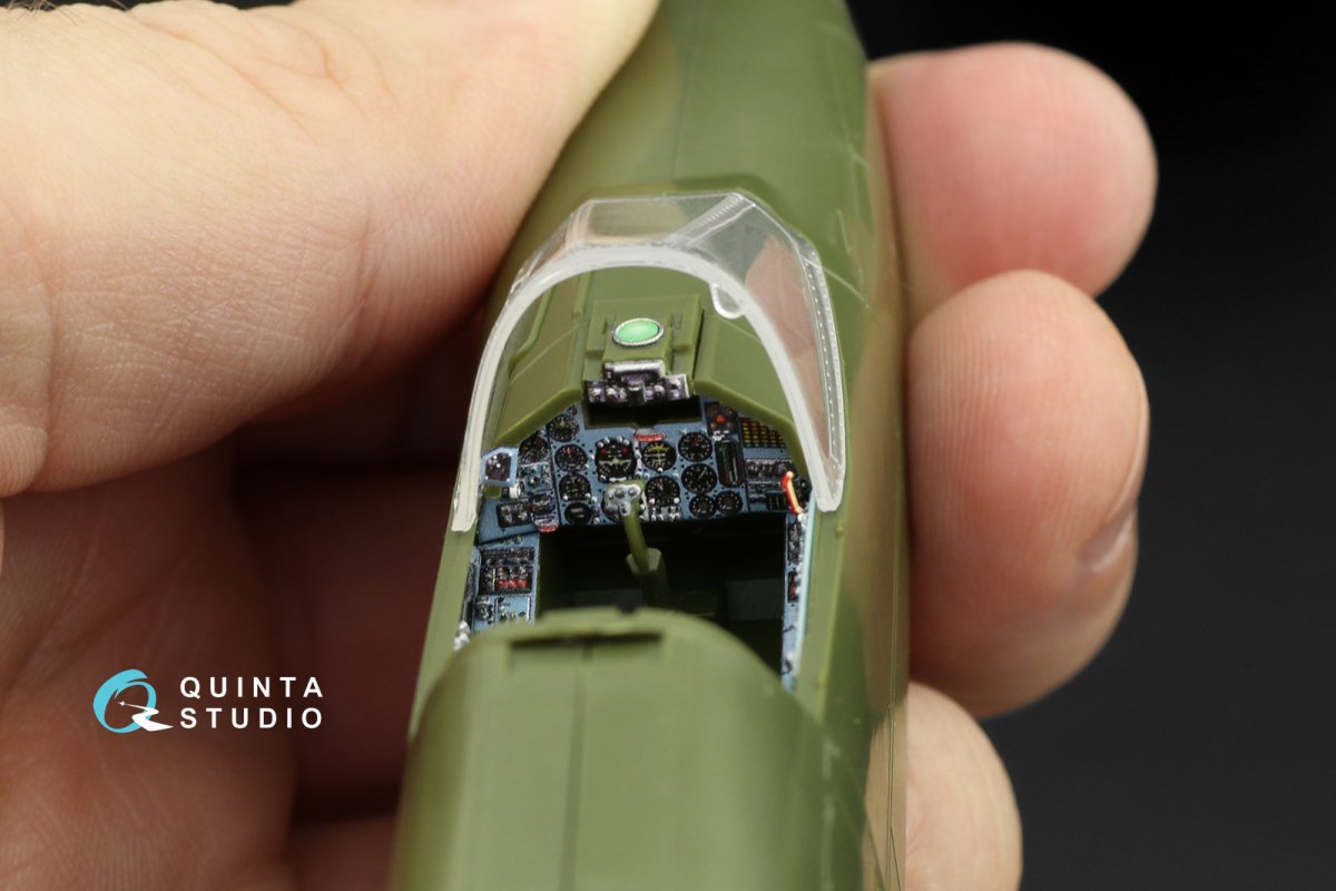 Intérieur imprimé en 3D et coloré sur papier décalcomanie Quinta Studio QDS-48249 Su-25 (Zvezda) 1/48  – image 5