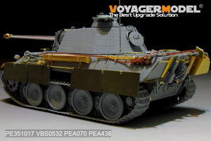 Kit de mise à niveau de base Voyager Model PE351017, Panther G allemand de la Seconde Guerre mondiale (version précoce) (pour TAKOM 2119/2134), échelle 1/35  – image 17