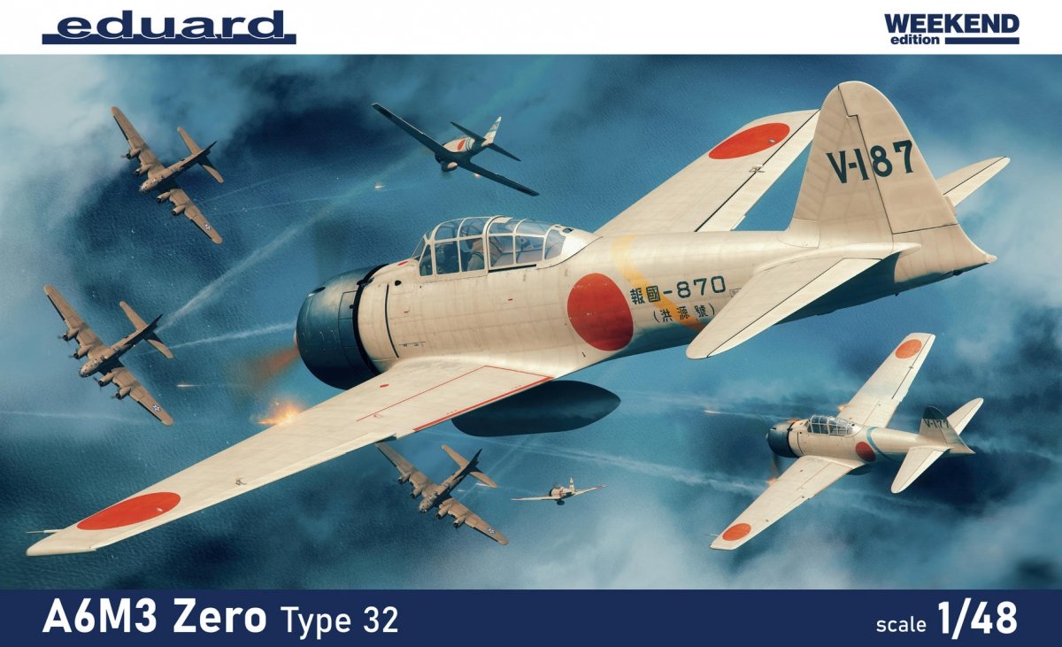 Eduard 84191 A6M3 Zero Type 32 Weekend edition 1/48 – zdjęcie 2