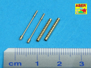 Aber 35L-082 Ensemble de 2 canons standard pour mitrailleuses d&amp;#39;avion américaines cal .50 Browning ANM2 A4 avec bouche monobloc (1/35)  – image 2