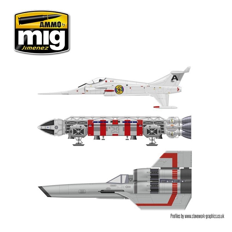 Munitions Mig Jimenez 7130 STAR DEFENDERS COULEURS DE SCIENCE-FICTION 6x17ml – image 3