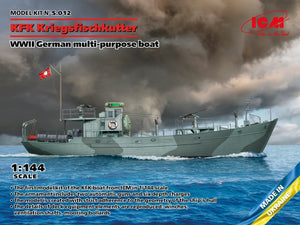 ICM S012 KFK Kriegsfischkutter Bateau polyvalent allemand de la Seconde Guerre mondiale 1/144
