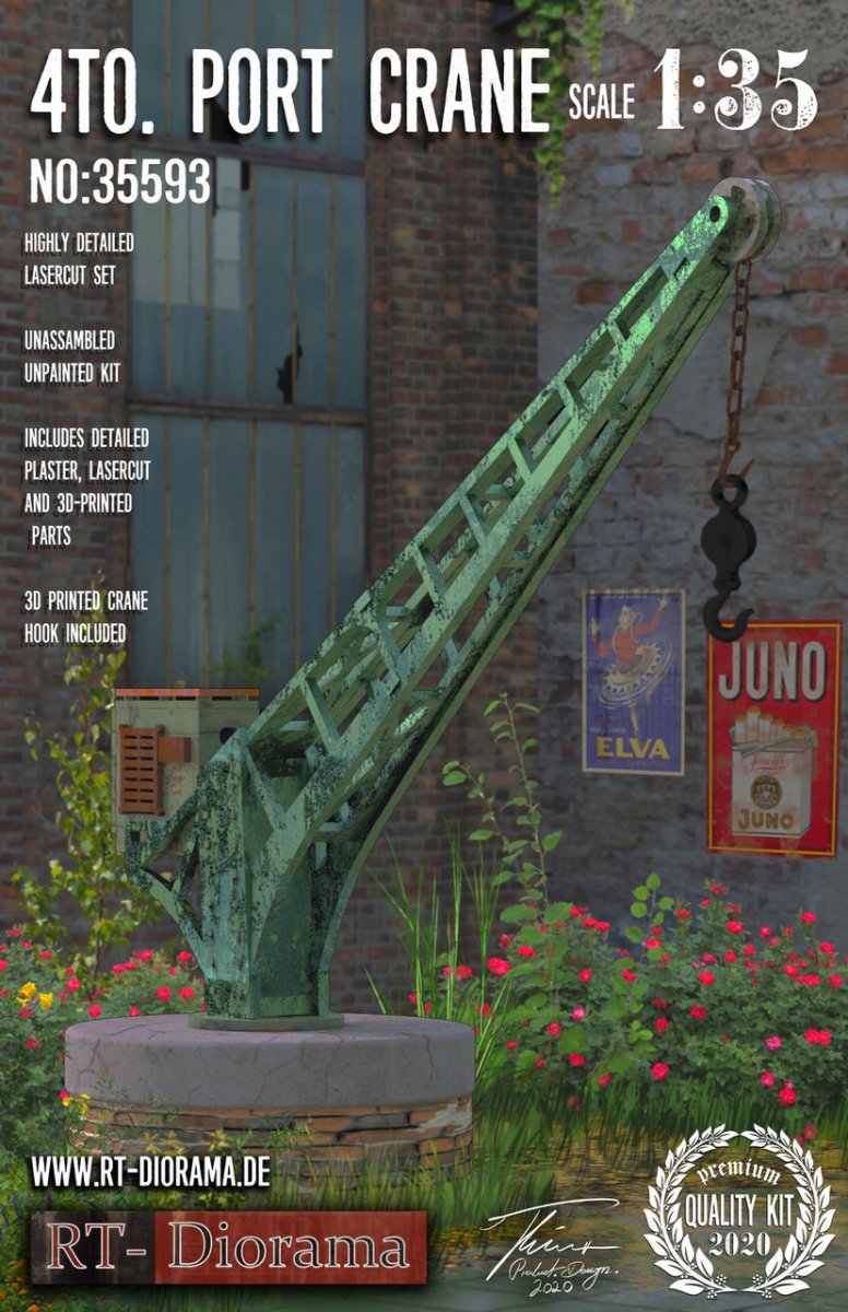RT-Diorama 35593 4to. Grue portuaire 1/35