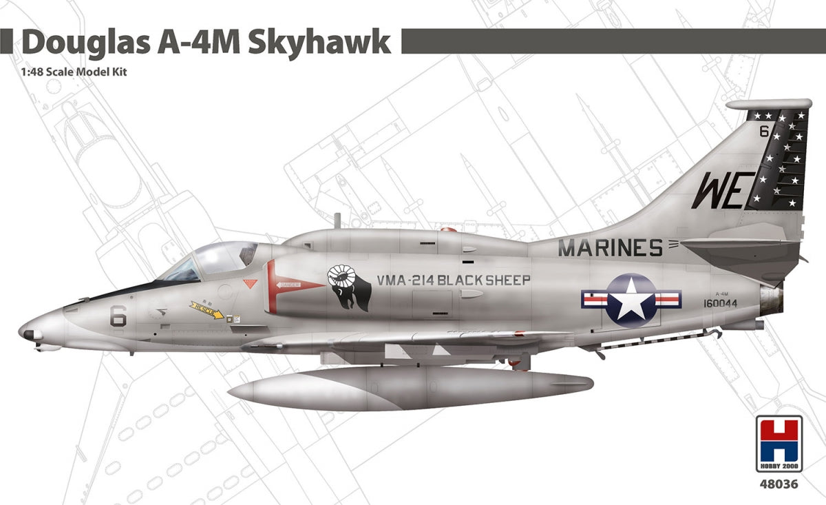 Hobby 2000 48036 Douglas A-4M Skyhawk (HASEGAWA + CARTOGRAF + MASK) 1/48