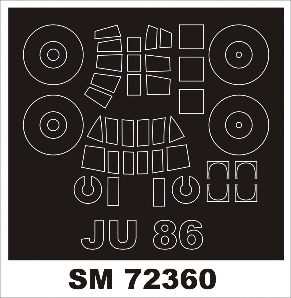 Montex SM72360 JUNKERS JU-86 pour RS MODELS 1/72