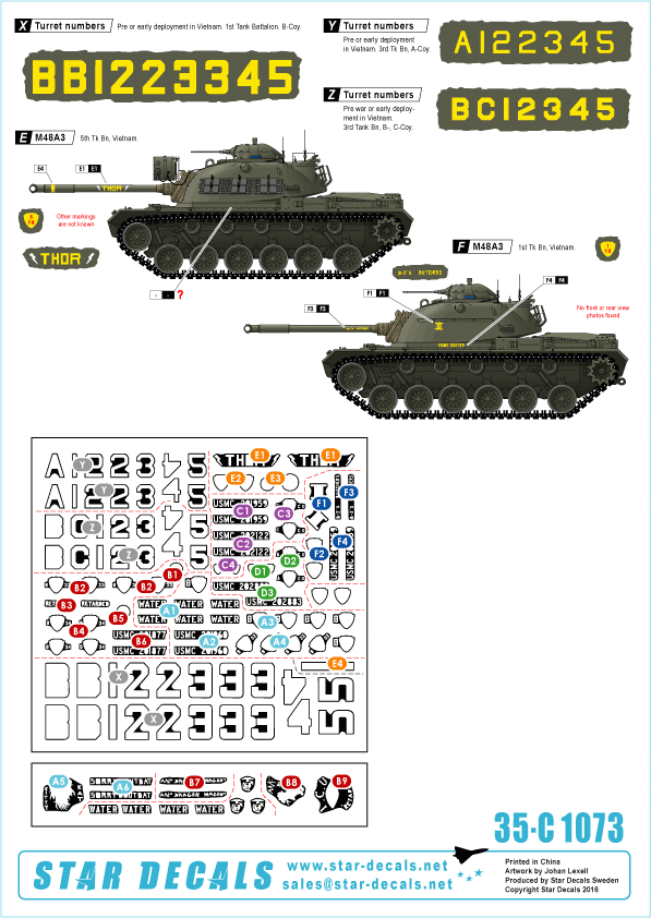 Star Decals 35-C1073 M48A3 Modèle initial 1/35 – immagine 2