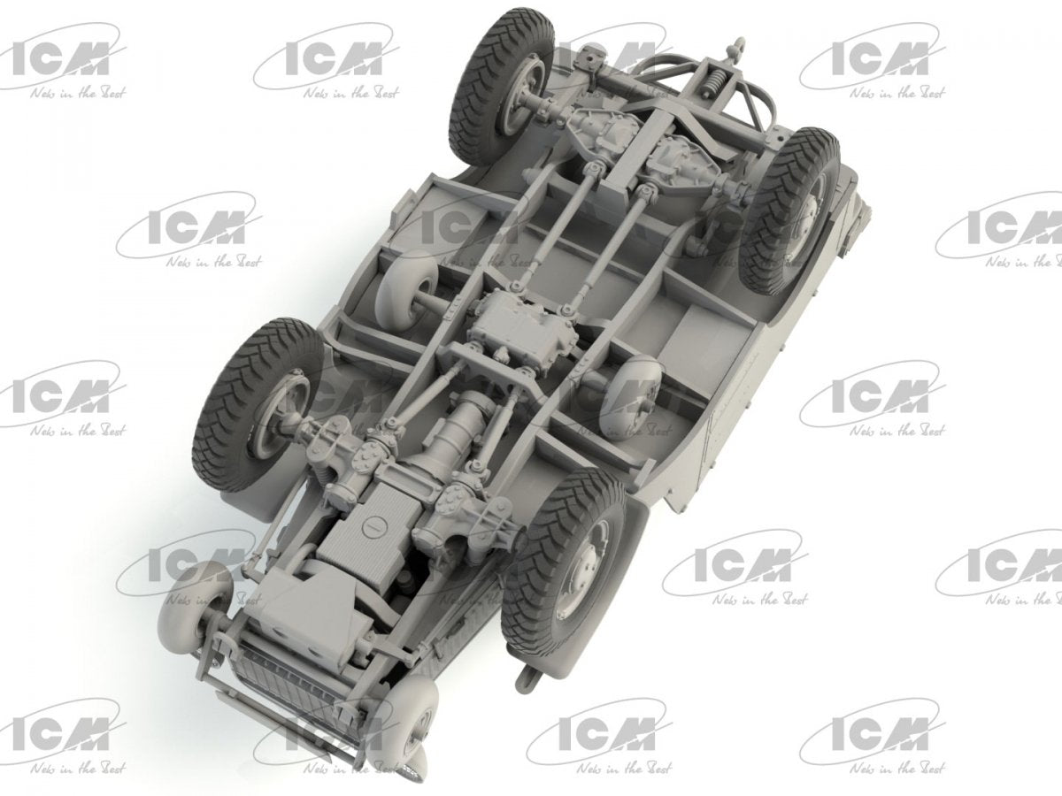 ICM 35573 Laffly (f) Type V15T Véhicule militaire allemand de la Seconde Guerre mondiale 1/35 – imagen 8