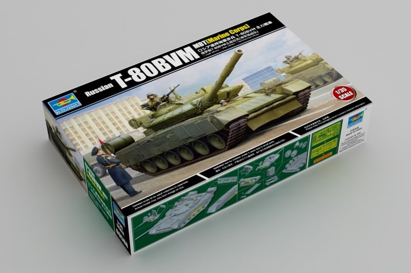 Trumpeter 09588 Char de combat principal russe T-80BVM (Corps des Marines) 1/35 – image 2