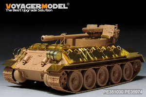 Maquette Voyager PE351030 Canon automoteur syrien T-34/D30 de 122 mm (modèle de base pour RFM 5030, échelle 1/35) – image 11