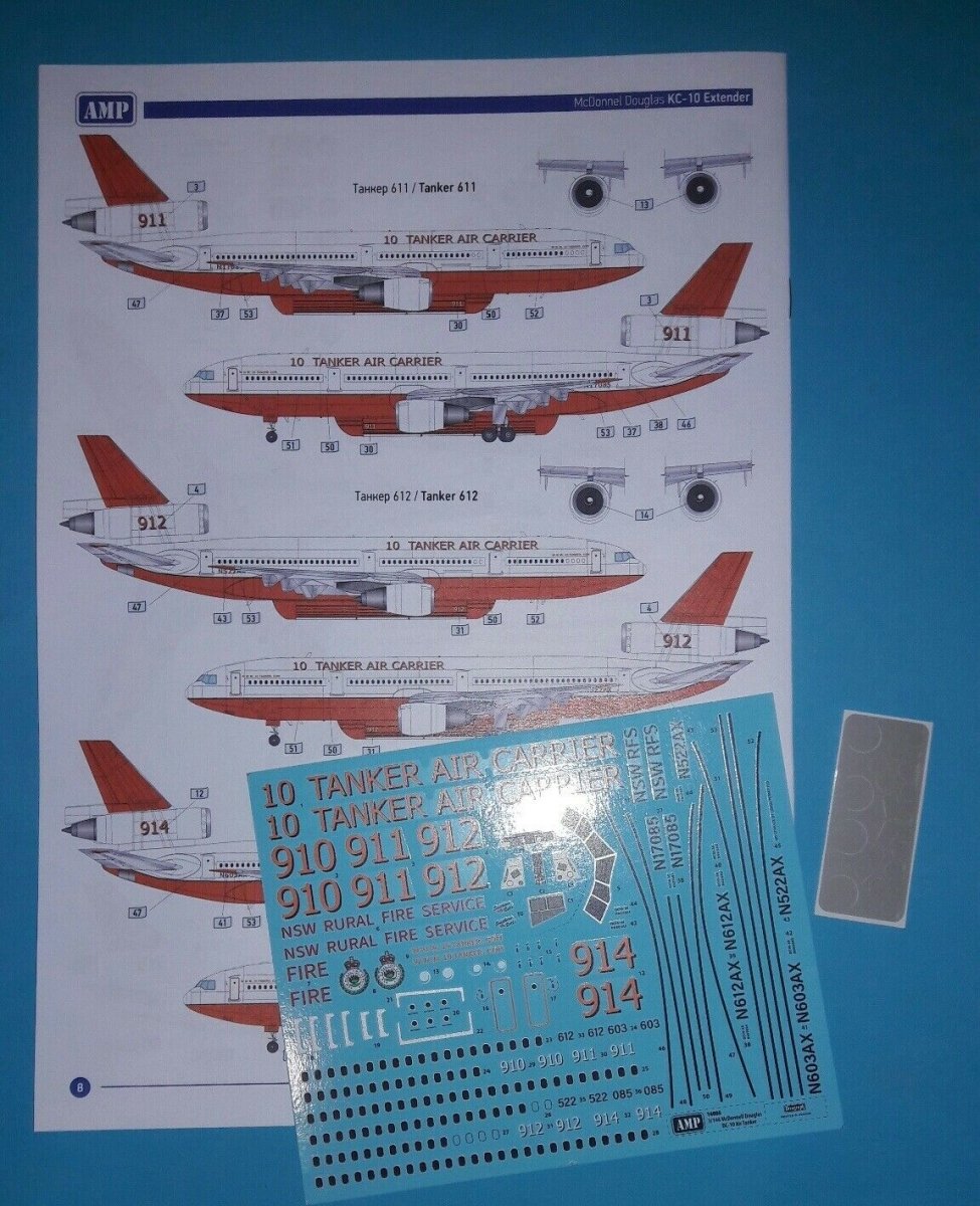 AMP 14405 McDonnell Douglas DC-10 Avion-citerne 1/144  – image 4