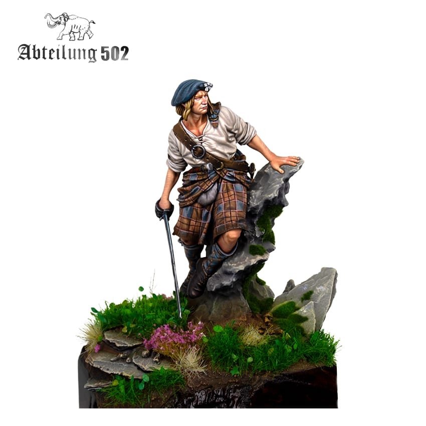 502 Abteilung ABT1022 HIGHLANDER BATAILLE DE CULLODEN RÉSINE 54MM.  – immagine 3