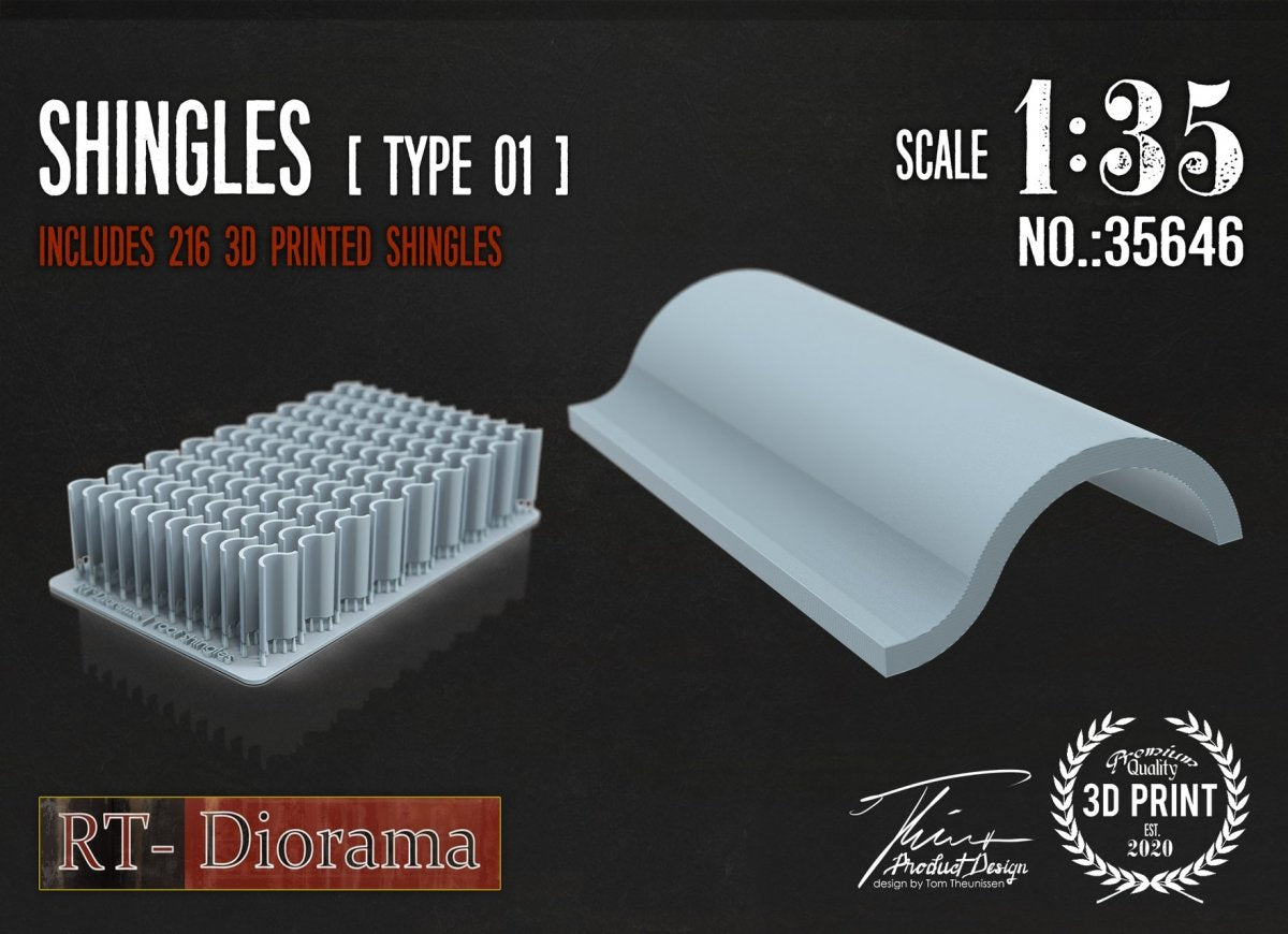 RT-Diorama 35646 Bardeaux [Type 1] 216 pièces 1/35