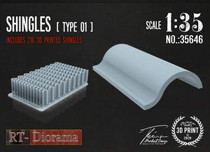 RT-Diorama 35646 Bardeaux [Type 1] 216 pièces 1/35