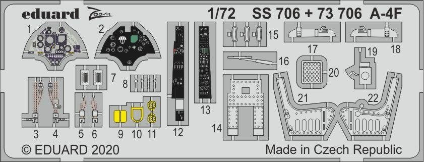 Maquette Eduard 73706 A-4F pour Hobby Boss au 1/72 – immagine 2