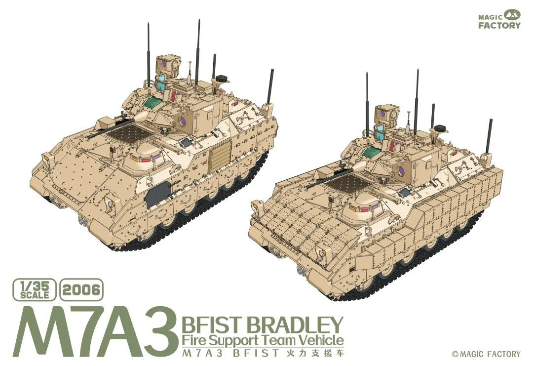 Magic Factory 2006 M7A3 BFIST Bradley Fire Support Team Vehicle 1/35 – zdjęcie 6