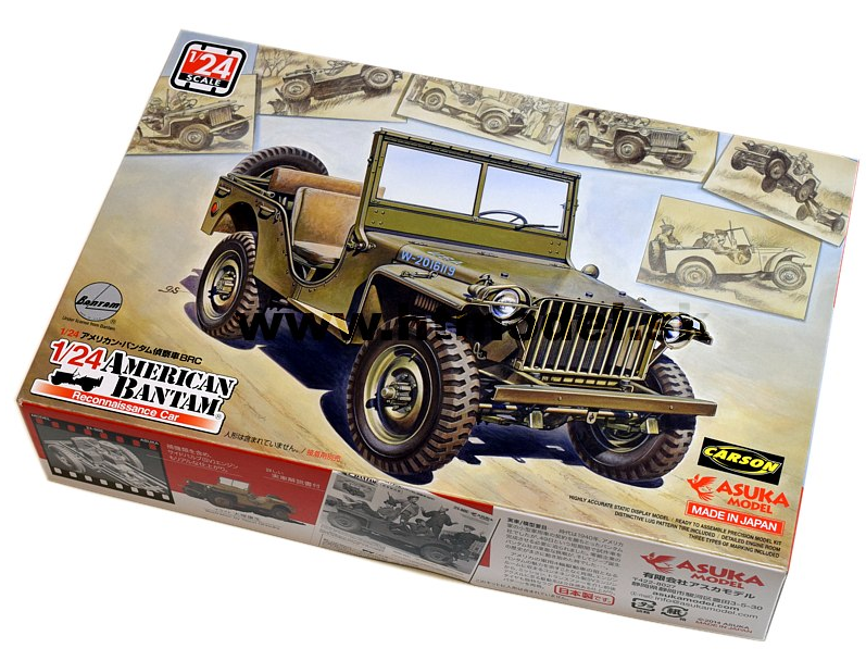 Asuka 24-005 Voiture de reconnaissance américaine Bantam 1/24