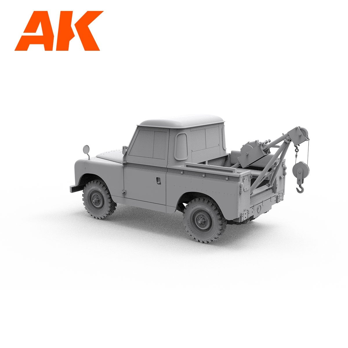 AK Interactive AK35014 LAND ROVER 88 SERIES IIA CRANE-TOW TRUCK 1/35 – zdjęcie 6