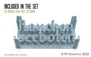 RT-Diorama 35728 Lettres Set 3 - &amp;quot;Rauchen Verboten&amp;quot; 1/35  – Bild 2