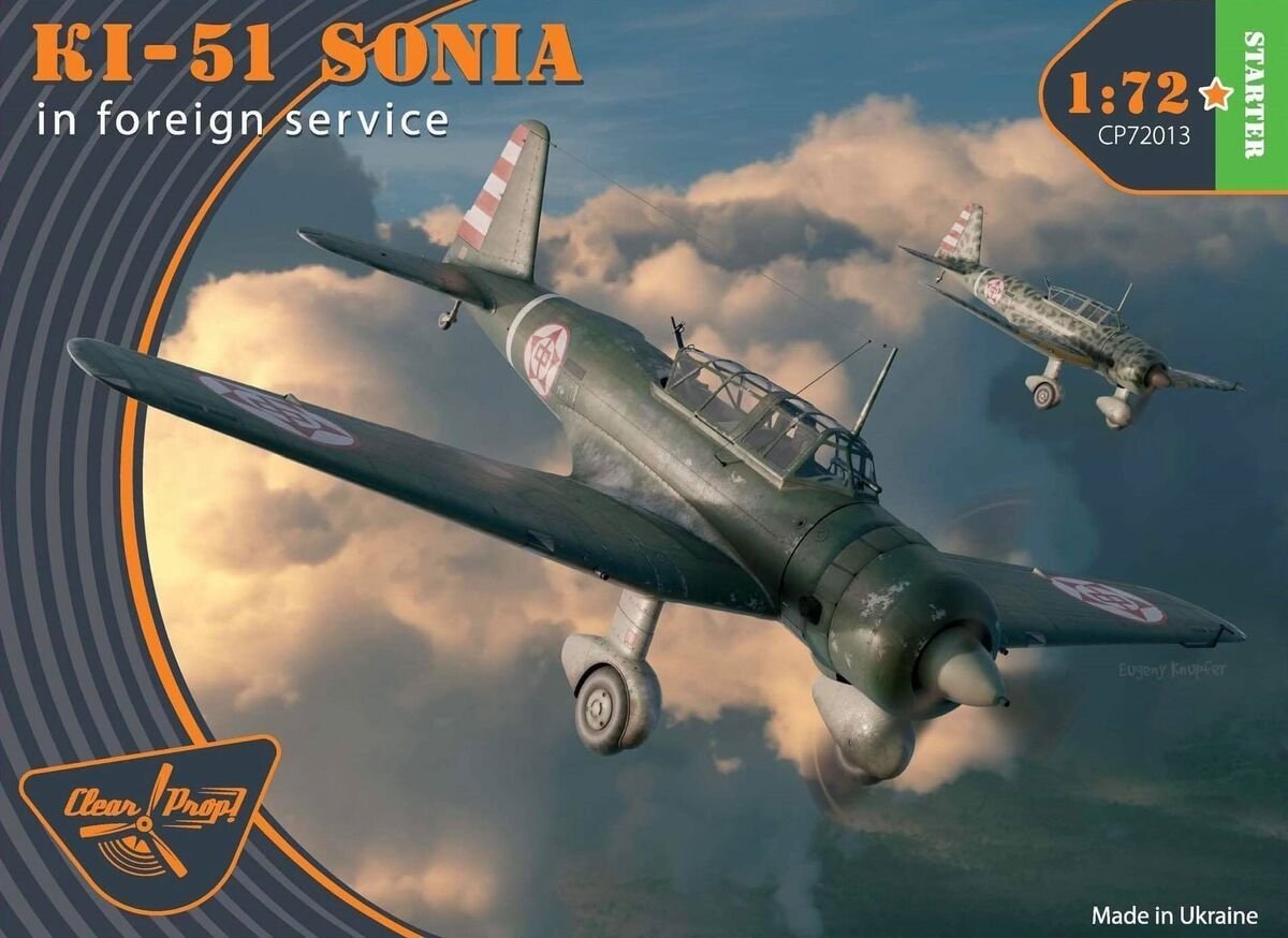 Clear Prop! CP72013 Ki-51 Sonia en service à l'étranger KIT DE DÉMARRAGE 1/72