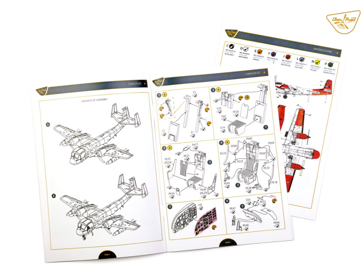 Clear Prop! CP72038 OV-1B Mohawk « École de pilotage » KIT AVANCÉ 1/72  – image 28