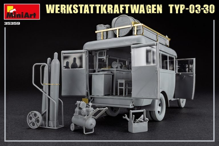MiniArt 35359 WERKSTATTKRAFTWAGEN TYP-03-30 1/35 – immagine 9