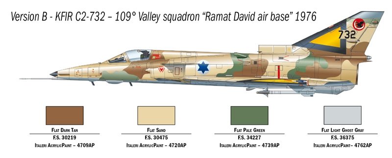 Italeri 1408 Kfir C.2 1/72 – Bild 6