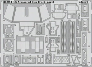 Camion blindé américain Eduard 36254 ITALERI 1/35 – immagine 3