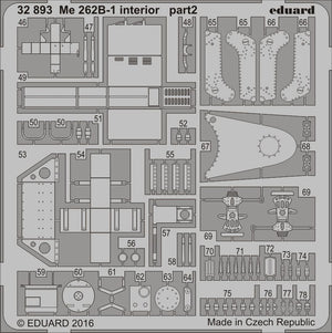 Intérieur du Me 262B-1 Eduard 32893 REVELL 1/32  – image 2