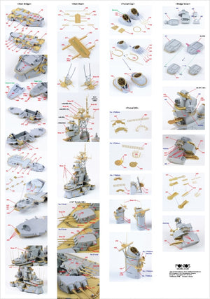 Pontos 35009F1 USS BB-63 Missouri 1991 Kit de détails (1/350) – image 4
