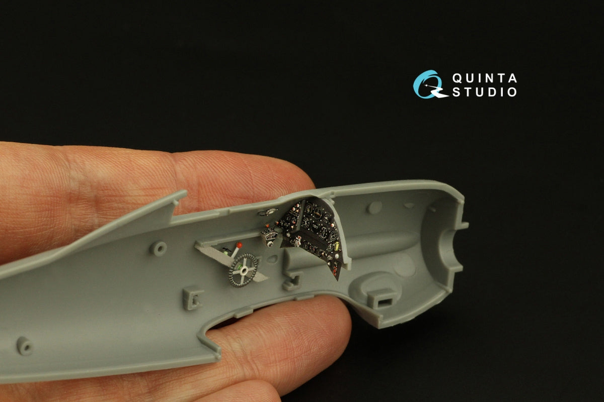 Intérieur imprimé en 3D et coloré sur papier décalcomanie Quinta Studio QD48402 Gloster Gladiator MKII (I Love Kit) 1/48 – Bild 6