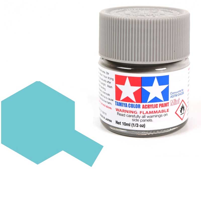 Peinture acrylique Tamiya XF23 Bleu clair (81723) 10 ml