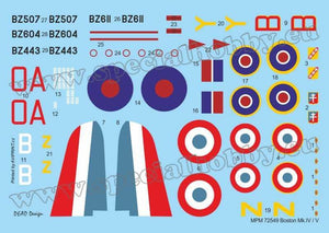Maquette Special Hobby 72413 Boston Mk. IV/V « La dernière version en service dans la RAF et les Forces françaises libres » au 1/72  – image 2